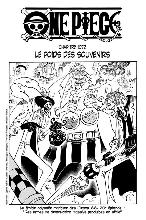 one piece 1072|Scan One Piece 1072 VF Lecture En Ligne